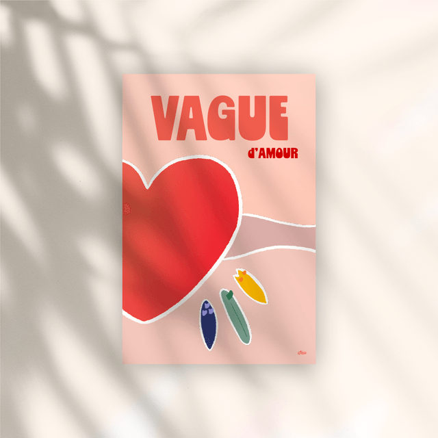 Argia I Vague d'Amour - Toile 40x60cm 