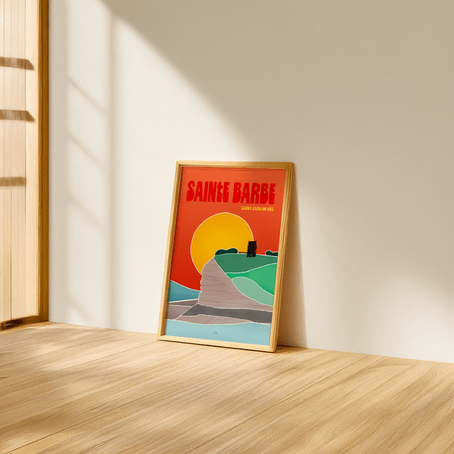 Argia I Sainte Barbe Saint Jean de Luz - Toile 50x70cm