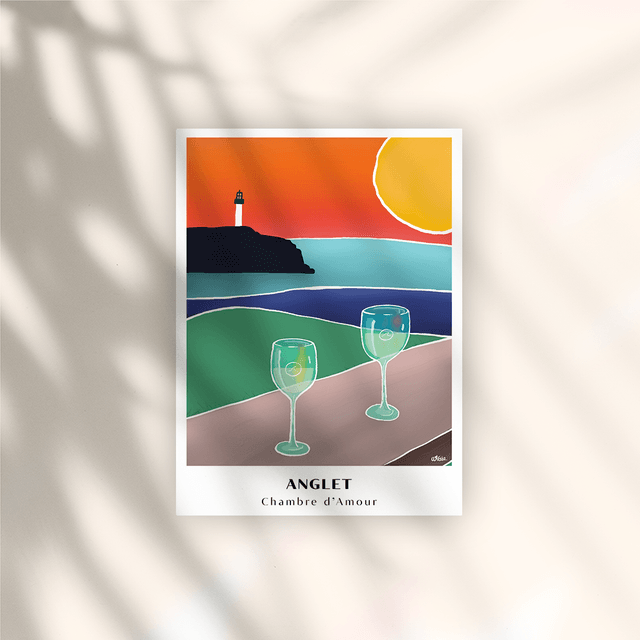Argia I Chambre D’amour Anglet - Affiche Papier 250G