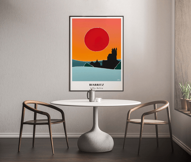 Argia I Biarritz Villa Belza - Affiche Papier 250G