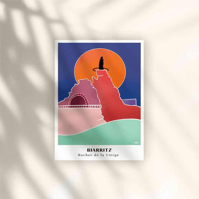 Argia I Rocher de la Vierge - Affiche Papier 250G