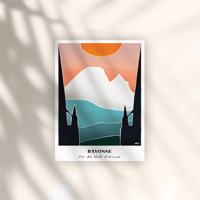 Argia I Bayonne Cathédrale - Affiche Papier 250G
